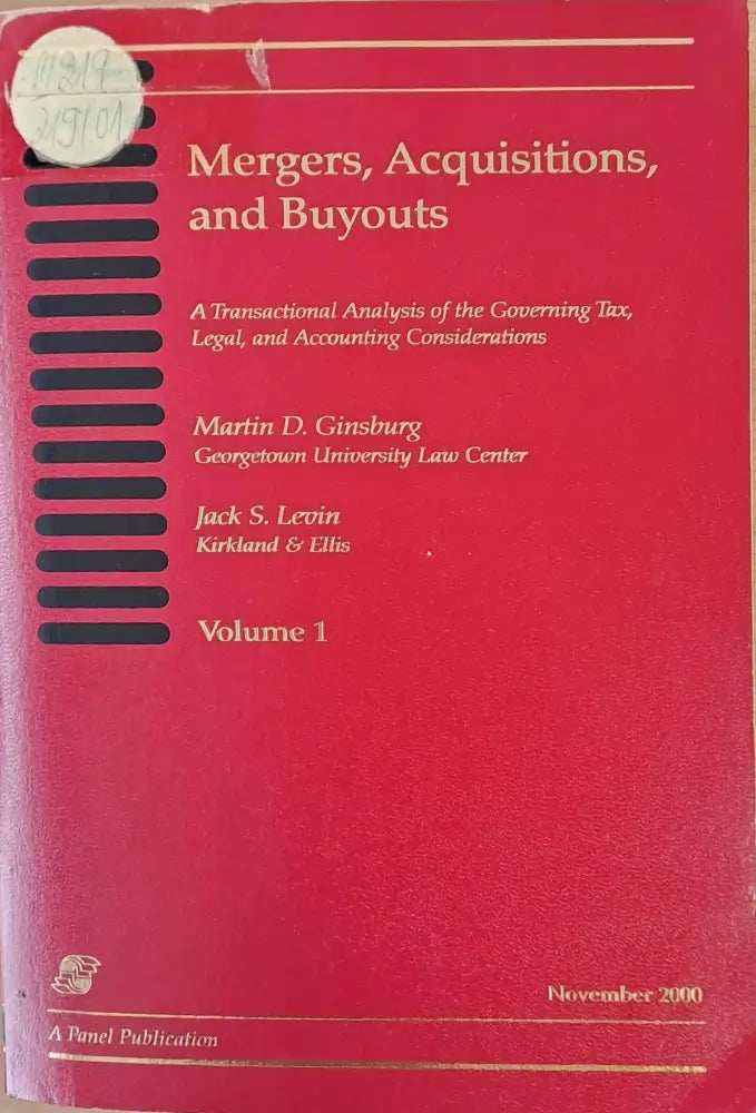 Mergers Acquisitions and Buyouts Volume 1 - Книги