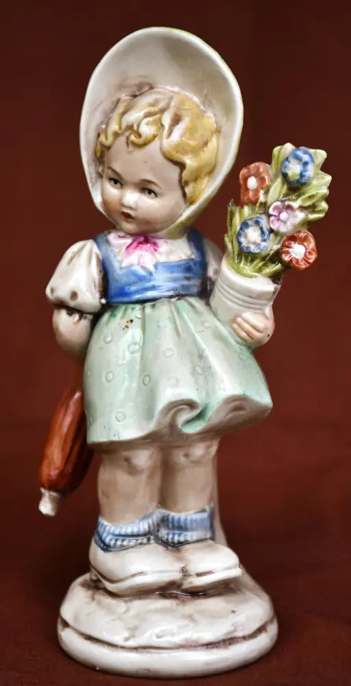 Немска фигура от 1930-те. Полихромна керамика. - antique