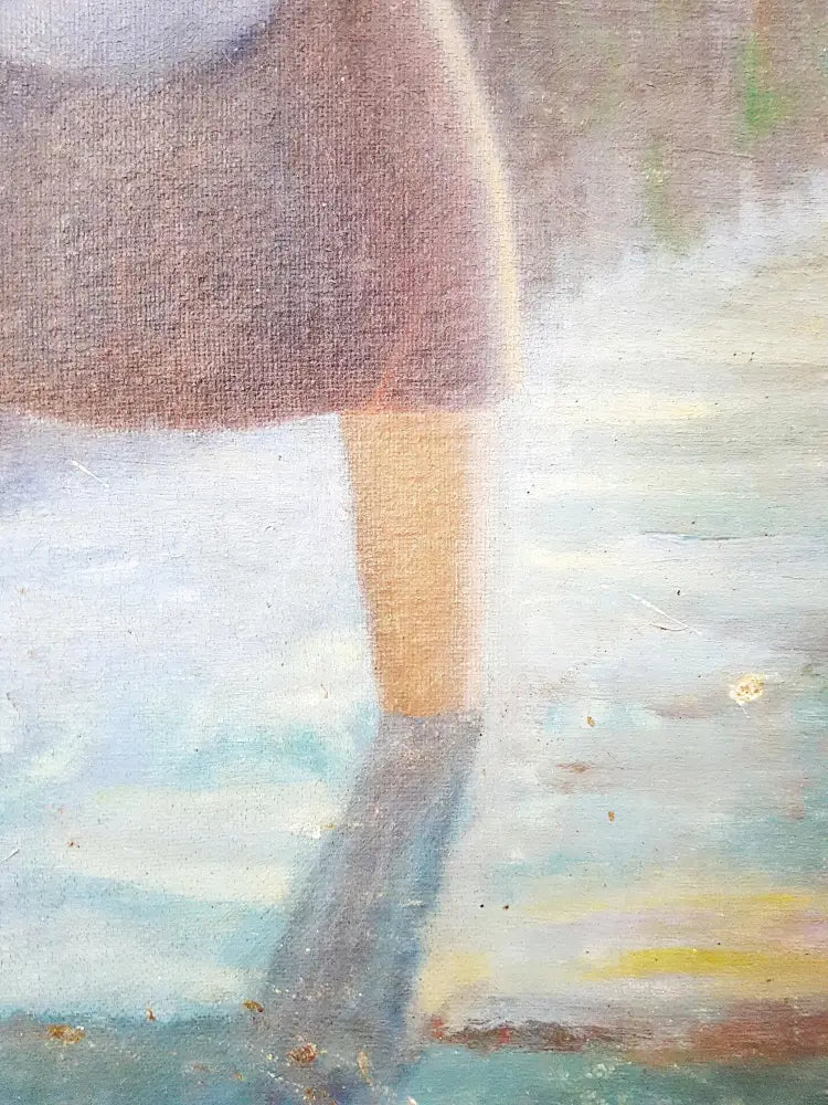 Нощна среща, масло от Г. Георгиев (1206) - Картина