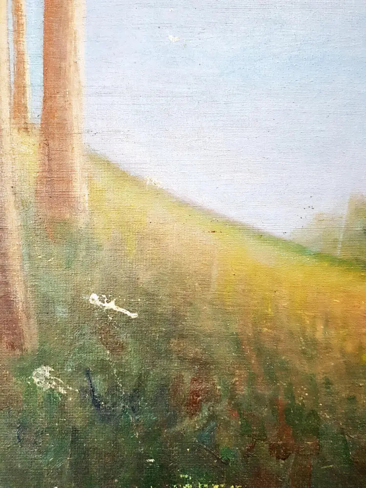 Нощна среща, масло от Г. Георгиев (1206) - Картина