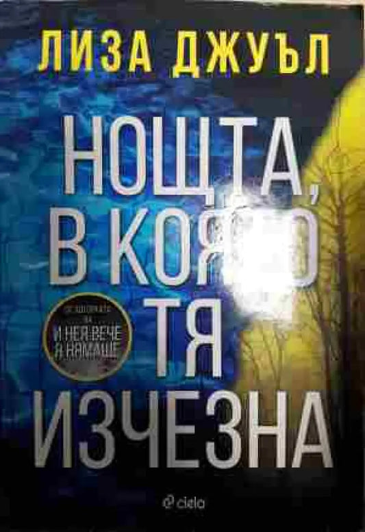 Нощта в която тя изчезна - Книга