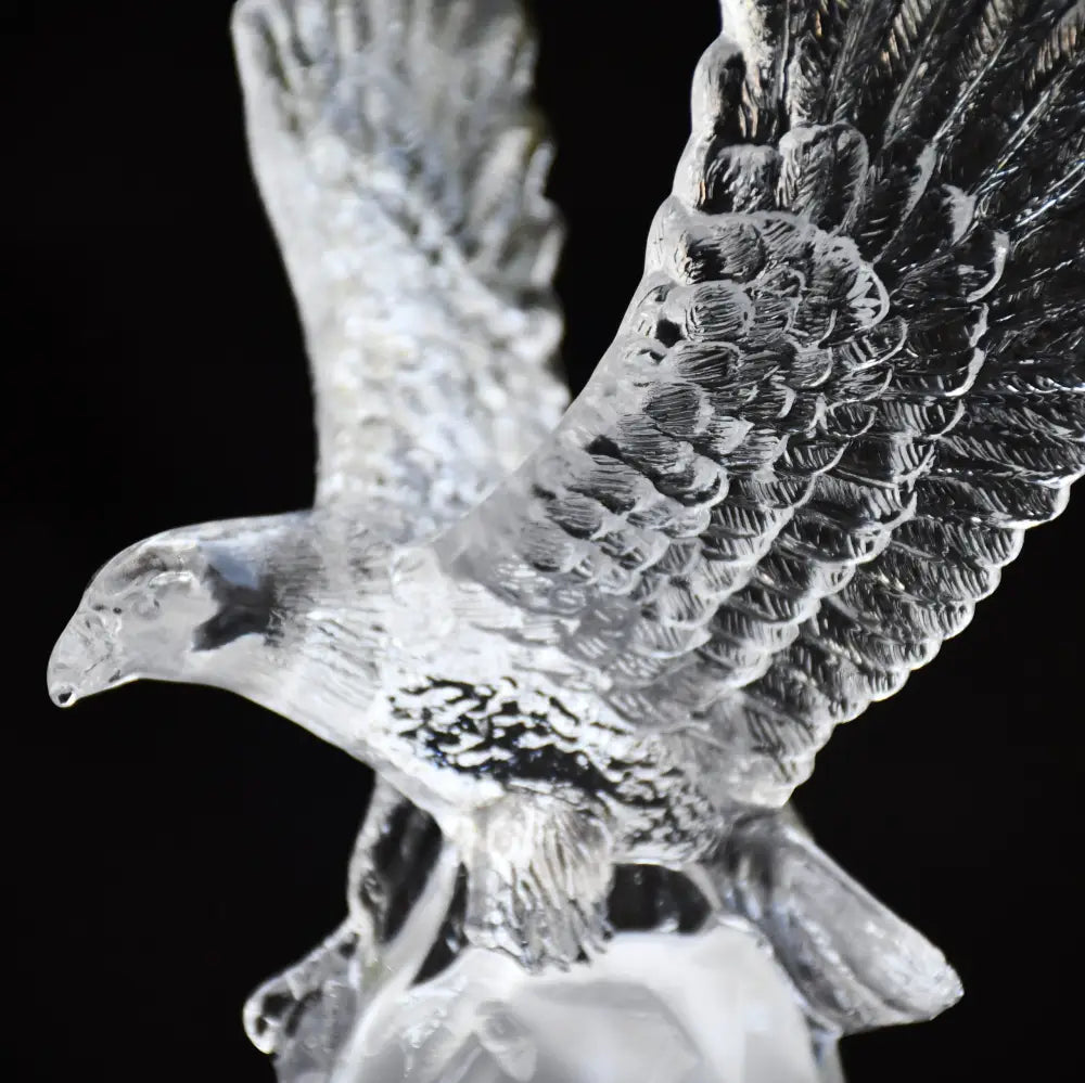 ’Орел’ - стъклена скулптура на Cristal d’Arques - antique