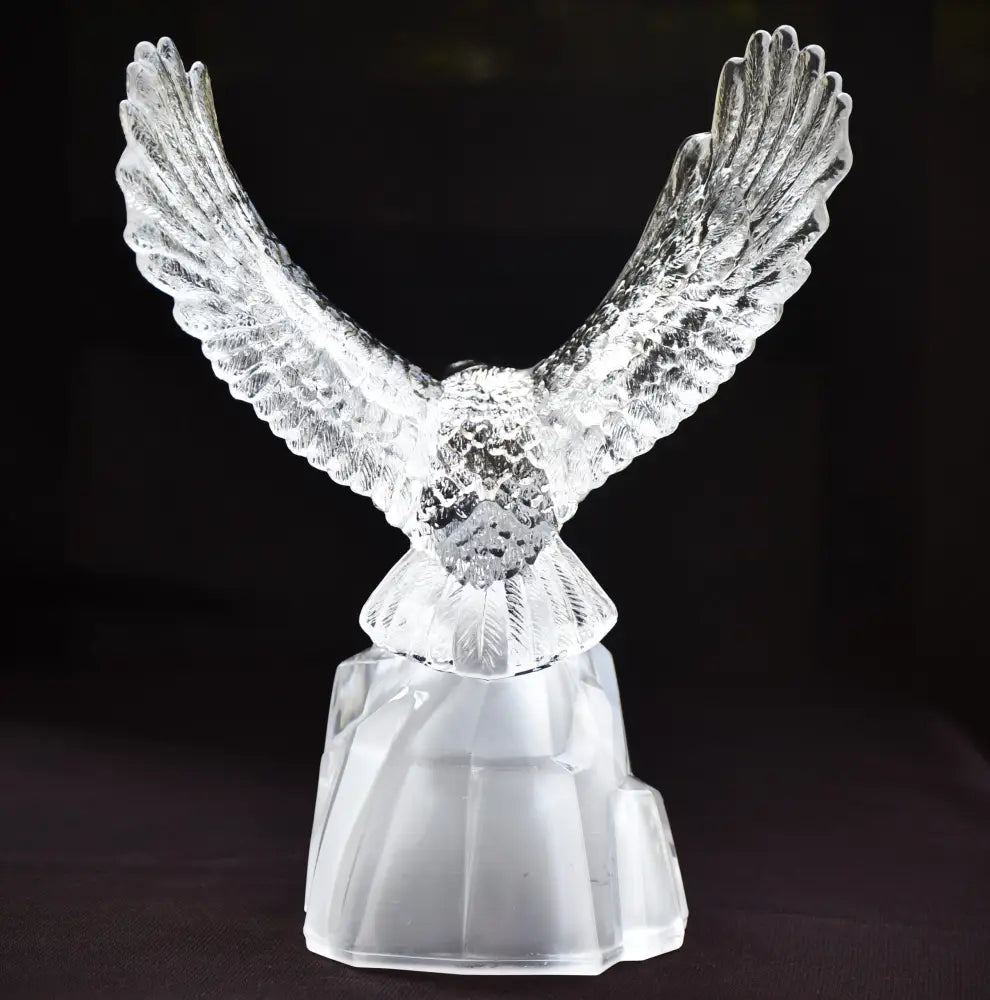 ’Орел’ - стъклена скулптура на Cristal d’Arques - antique