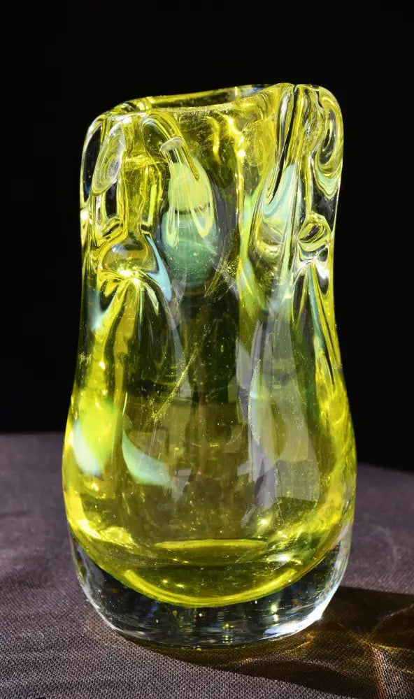 Органична ваза Tarbeklaas. Винтидж. Ръчна работа. - antique