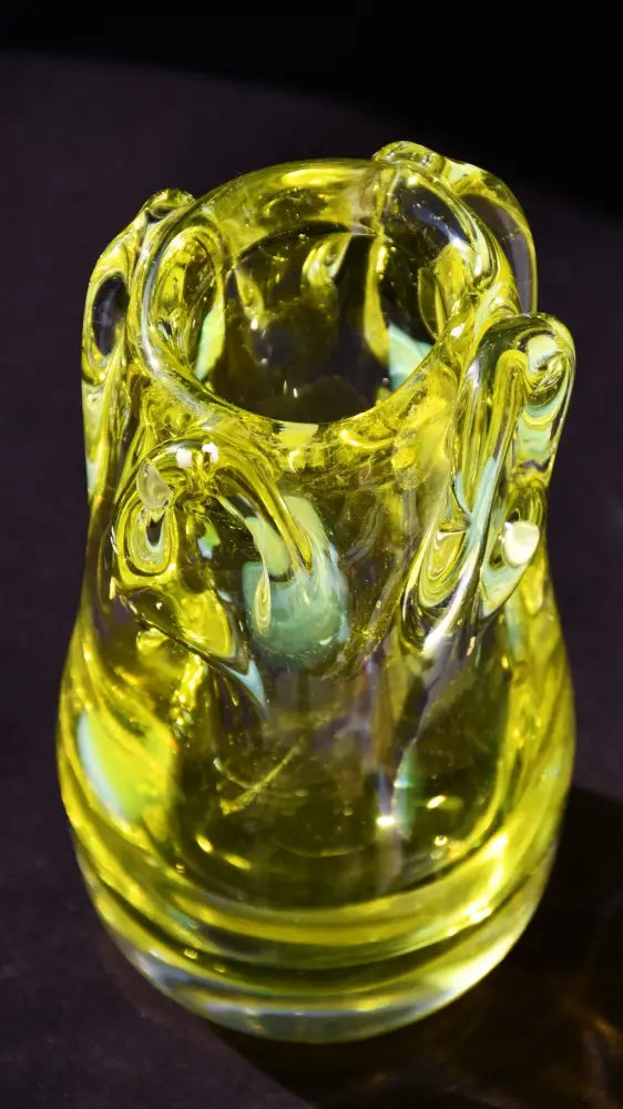 Органична ваза Tarbeklaas. Винтидж. Ръчна работа. - antique
