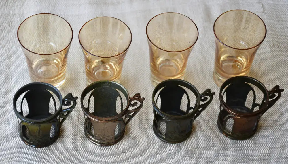 Оригинален олимпийски сервиз за водка - 1980 г. - antique