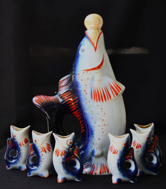 Оригинален сервиз за водка - СССР - antique