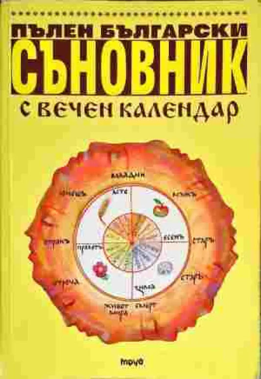 Пълен български съновник с вечен календар - Много добро - Книга