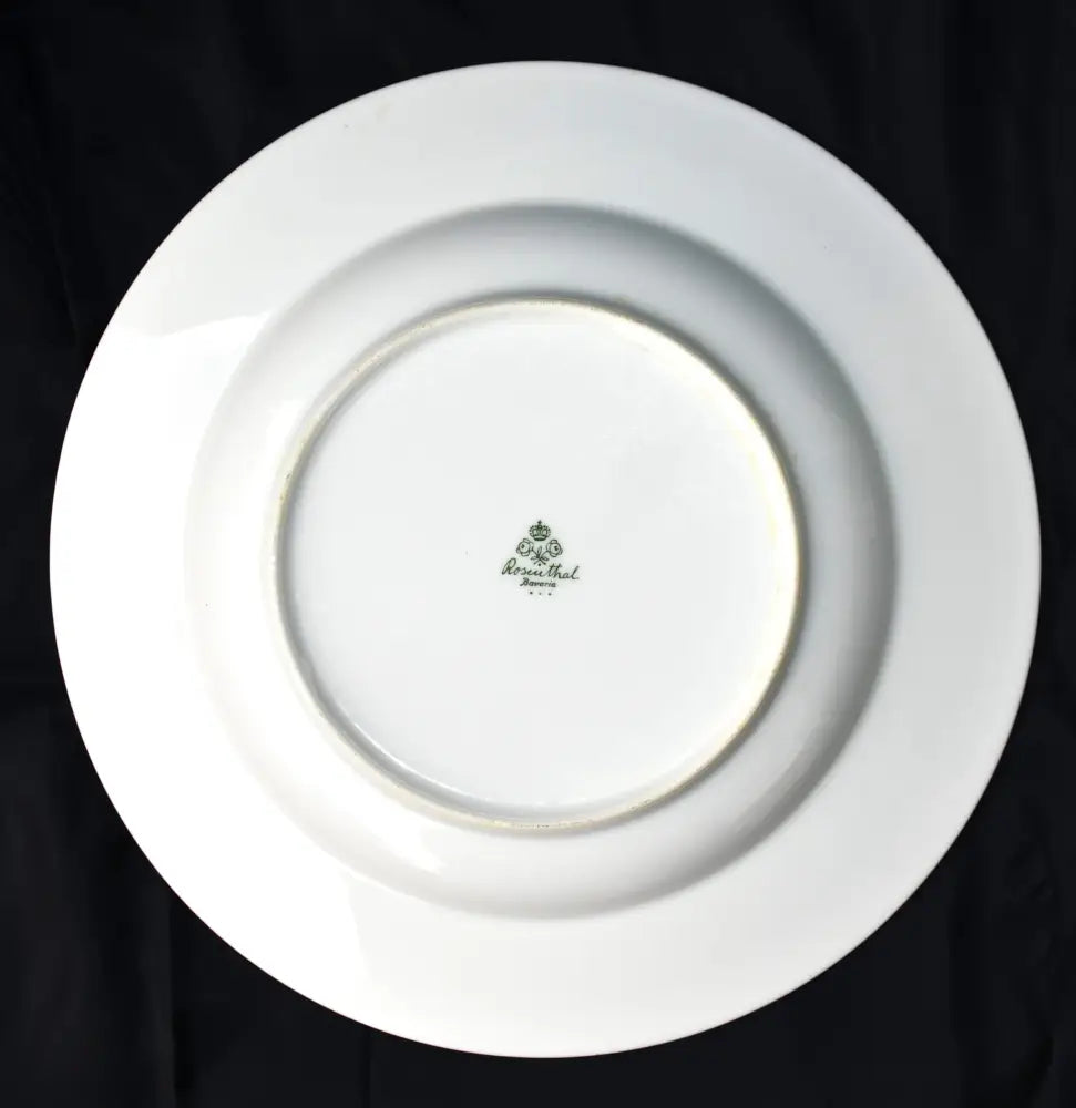Пълен комплект (6) винтидж чинии на Rosenthal Bavaria - antique