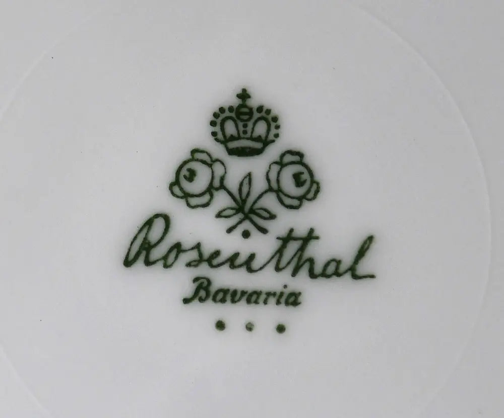 Пълен комплект (6) винтидж чинии на Rosenthal Bavaria - antique