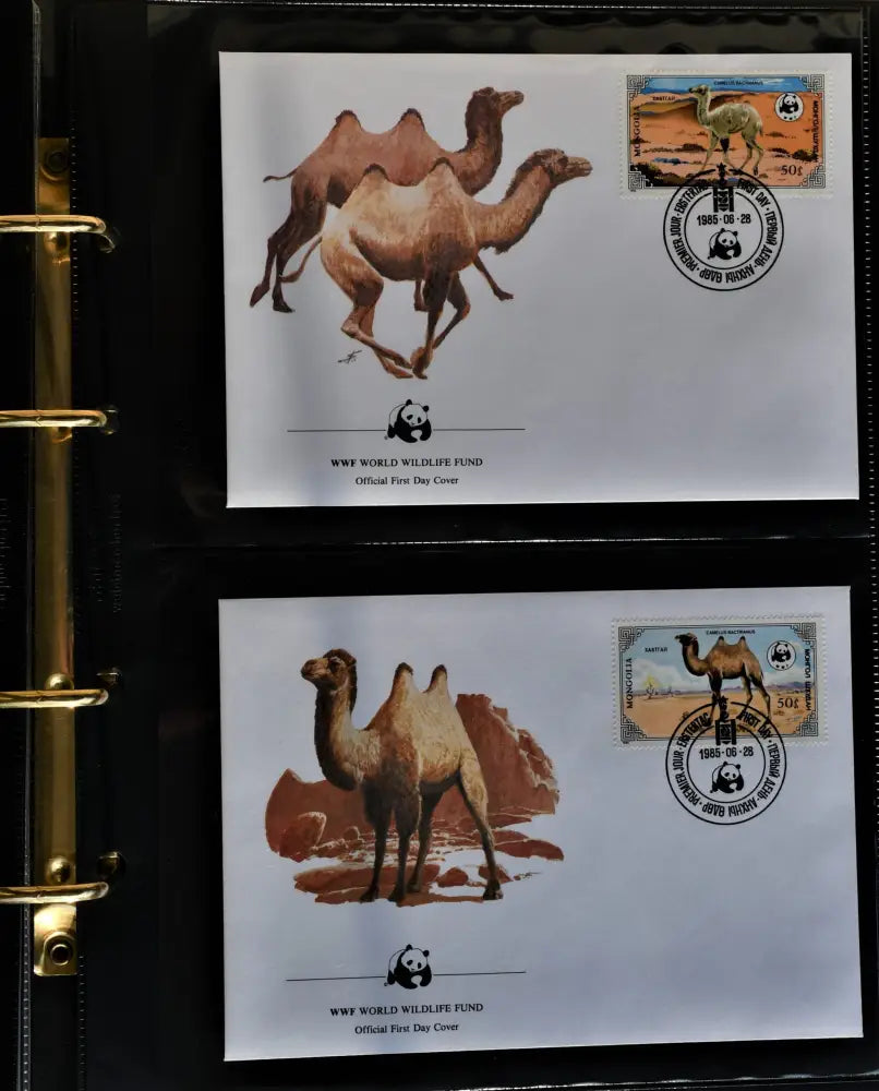 Пълен сет от WWF Conservation Stamp Collection - antique