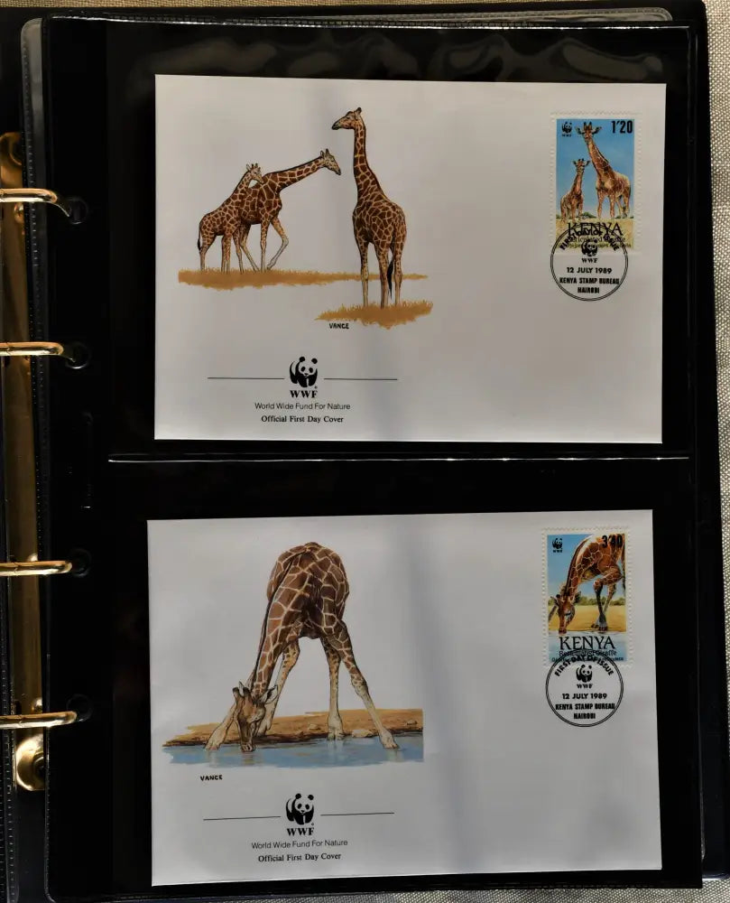 Пълен сет от WWF Conservation Stamp Collection - antique