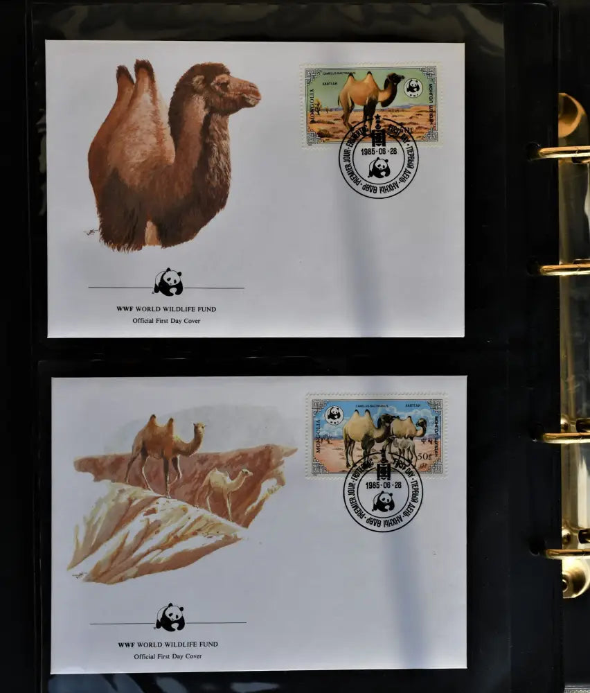 Пълен сет от WWF Conservation Stamp Collection - antique