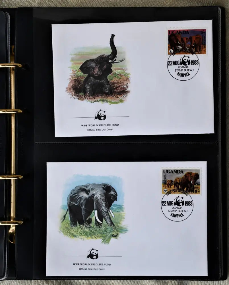 Пълен сет от WWF Conservation Stamp Collection - antique