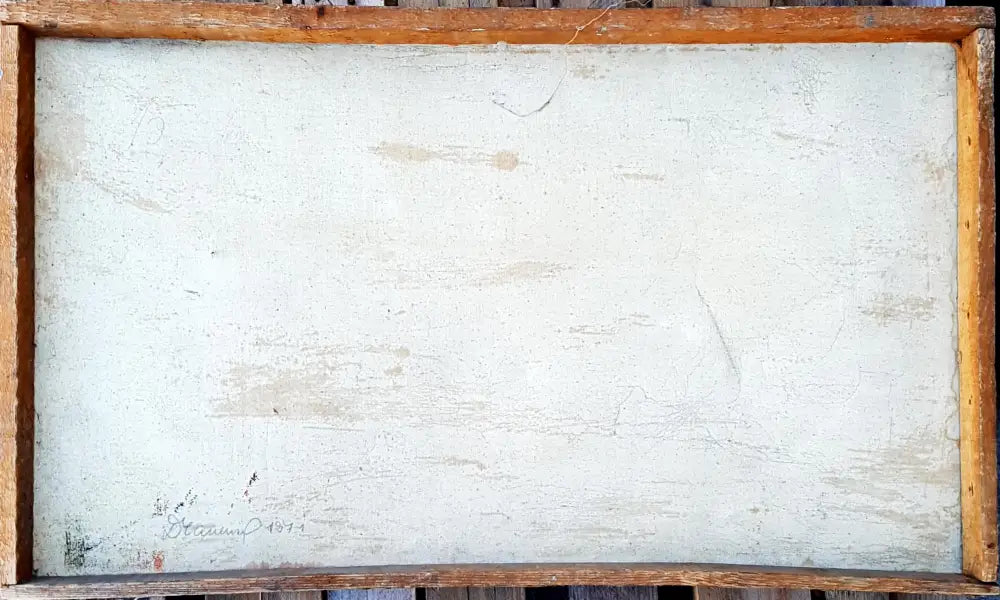 Пейзаж с лодки - Картина