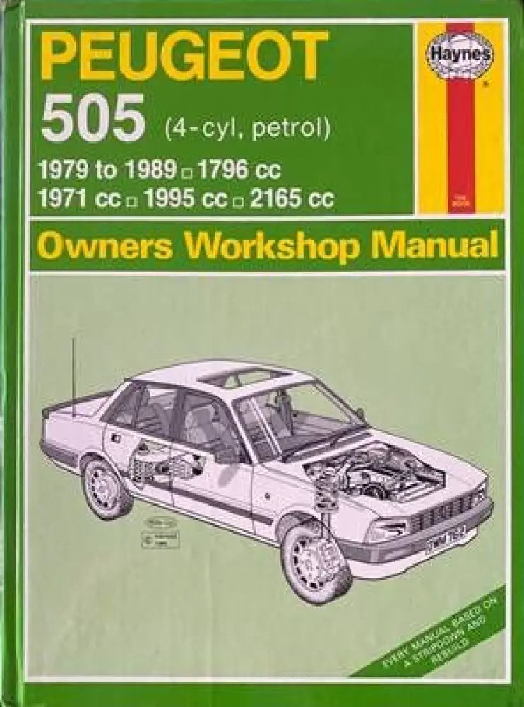 Peugeot 505 (4-cyl petrol) 1979 to 1989 Owners Workshop Manual - Книги