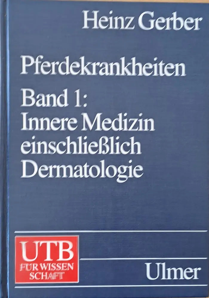 Pferdekrankheiten.Band 1: Innere Medizin einschlieblich Dermatologie - Книги