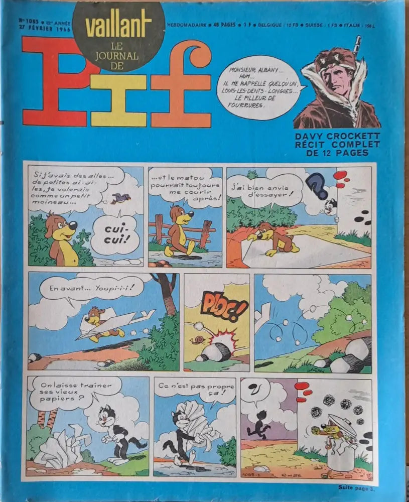 Pif - № 1085/27 Fevrier 1966 - Книги
