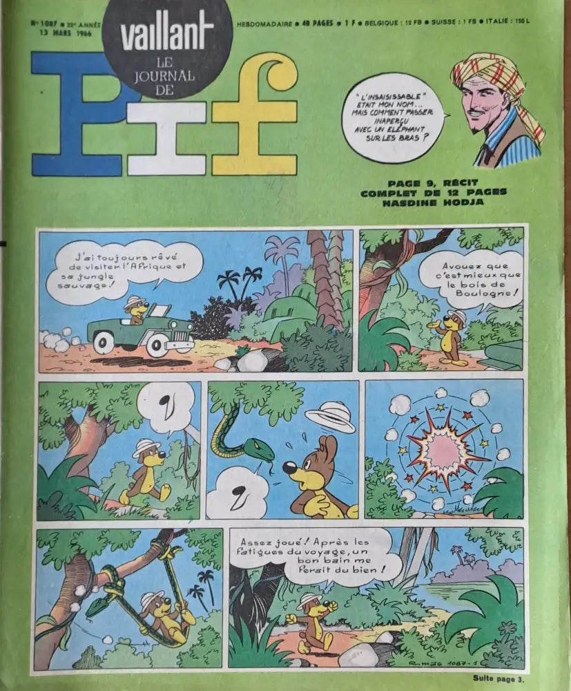 Pif - № 1087/13 Mars 1966 - Книги