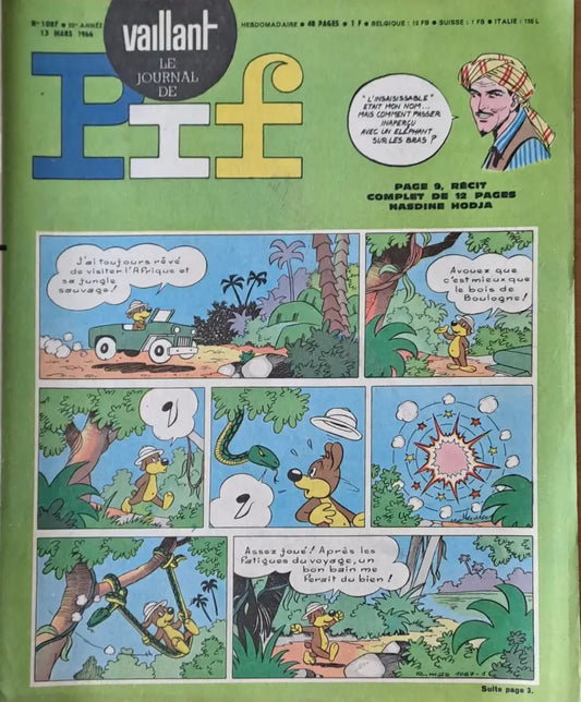 Pif - № 1087/13 Mars 1966 - Книги