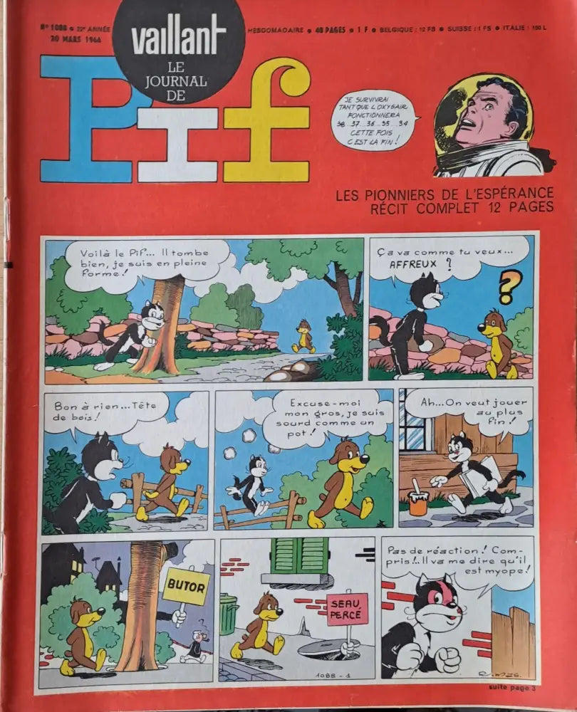 Pif - № 1088/20 Mars 1966 - Книги
