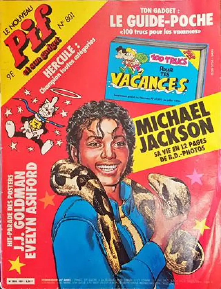Pif № 801 / 1984 – Michael Jackson: Sa Vie en 12 Pages de B.D. (2024) - Книга