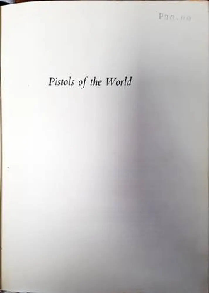 Pistols of the World - Книги