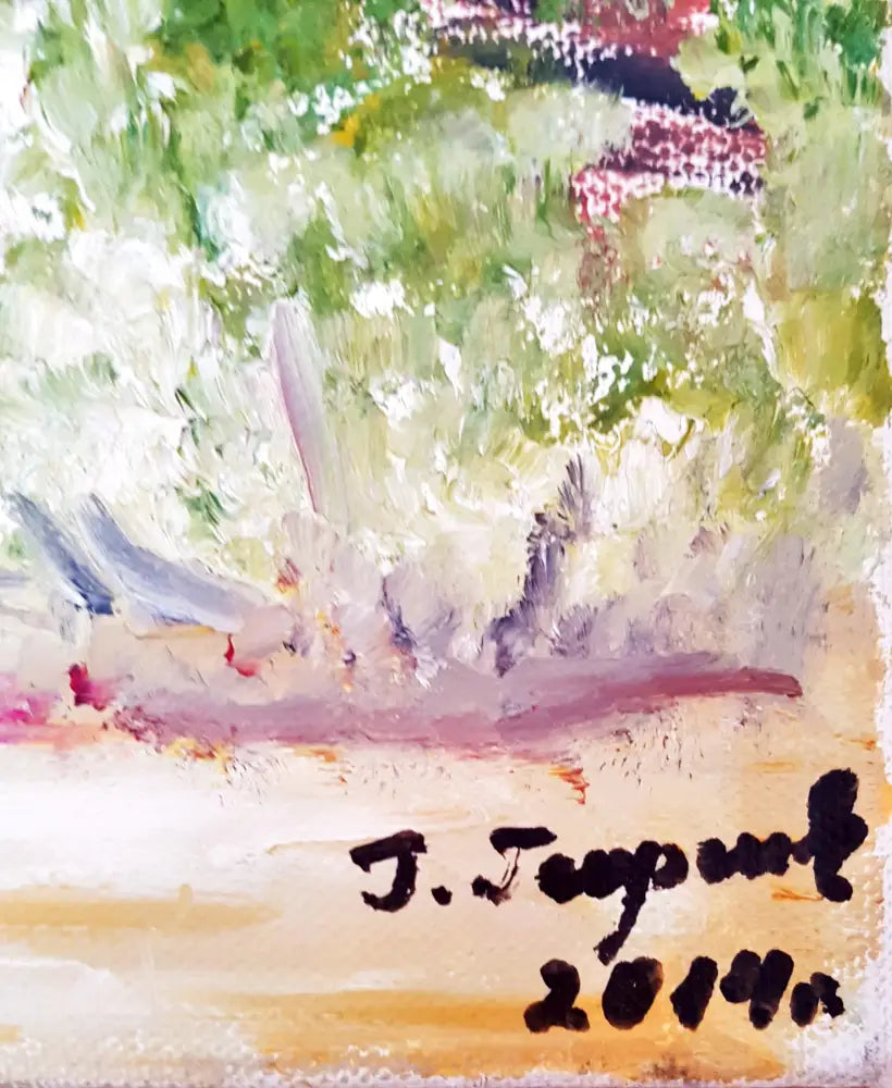 Планински заслон - масло- 2014 година (1240) - Картина