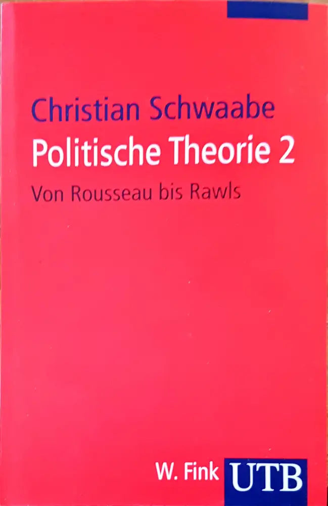 Politische theorie 2 - Книги