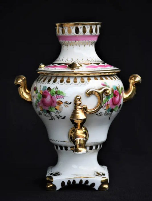 Порцеланов самовар Гжел - antique