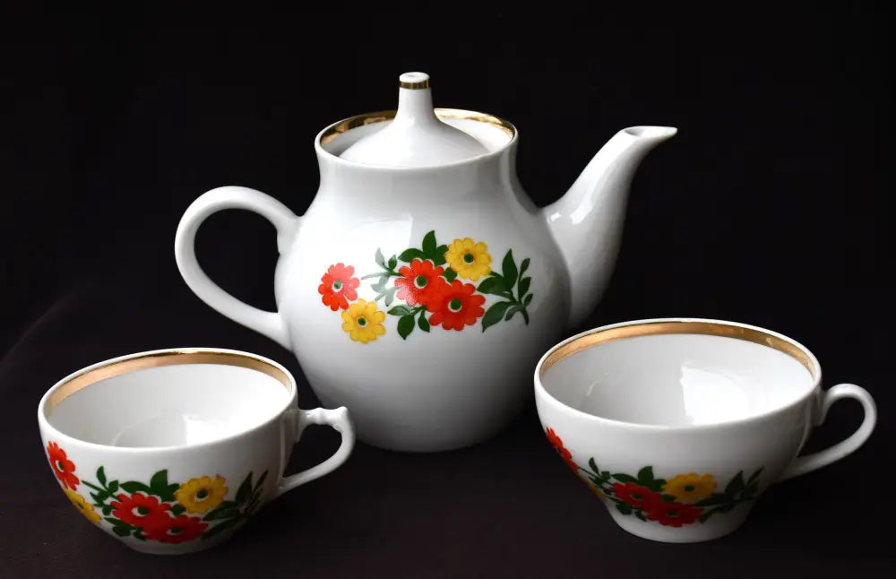 Порцеланов сервиз ’Дулево’ на части - antique