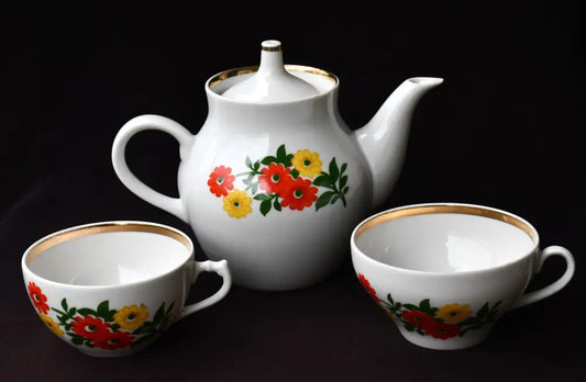 Порцеланов сервиз ’Дулево’ на части - antique