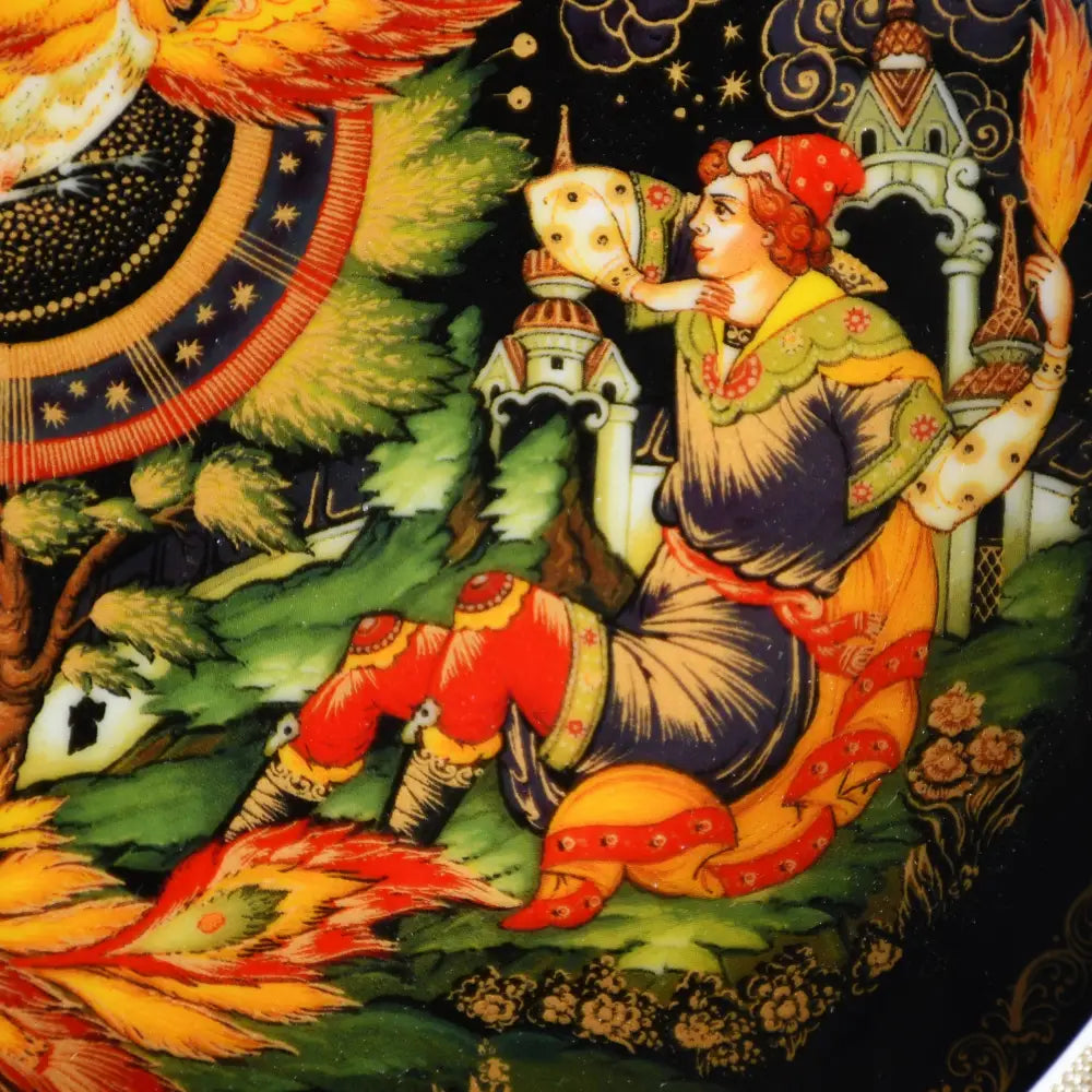 Порцеланова чиния ’Палех’ от серията ’Imperial Collection’ - antique