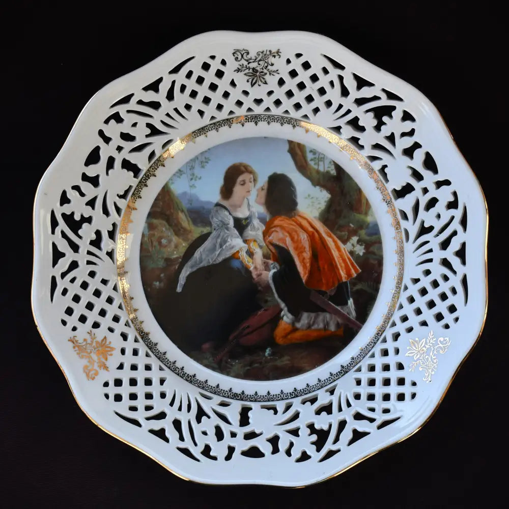 Порцеланова чиния ’Ромео и Жулиета’ на ’Thun’ - antique