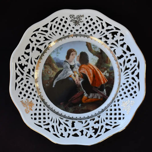 Порцеланова чиния ’Ромео и Жулиета’ на ’Thun’ - antique