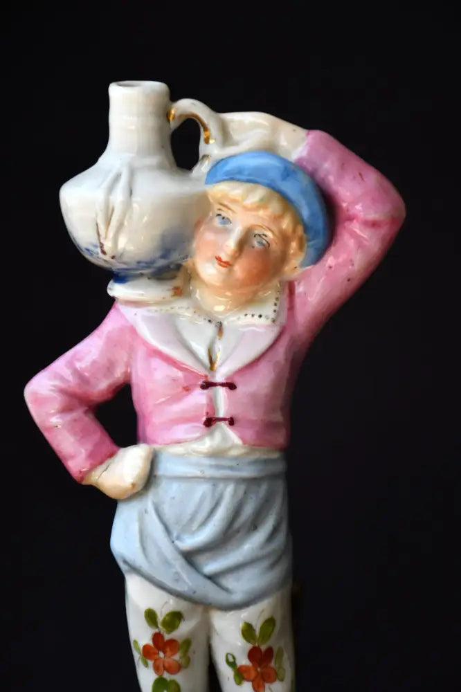 Порцеланова фигура ’Момче със стомна’ - antique