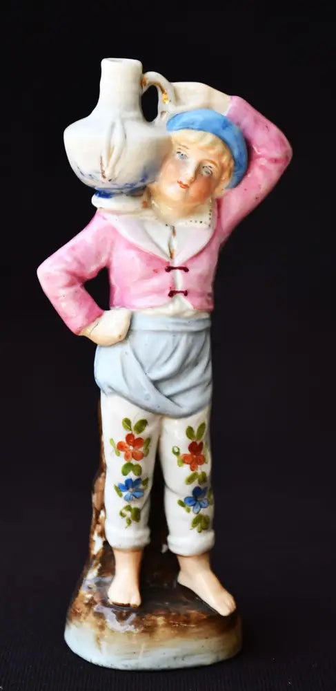 Порцеланова фигура ’Момче със стомна’ - antique