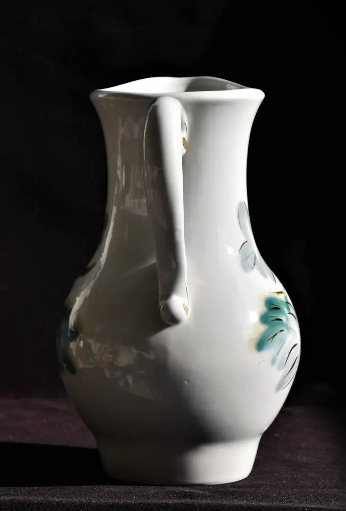 Порцеланова кана СССР ръчно рисувана - antique