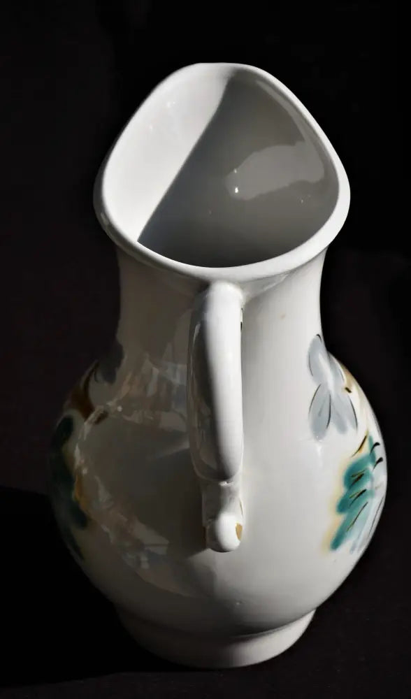 Порцеланова кана СССР ръчно рисувана - antique
