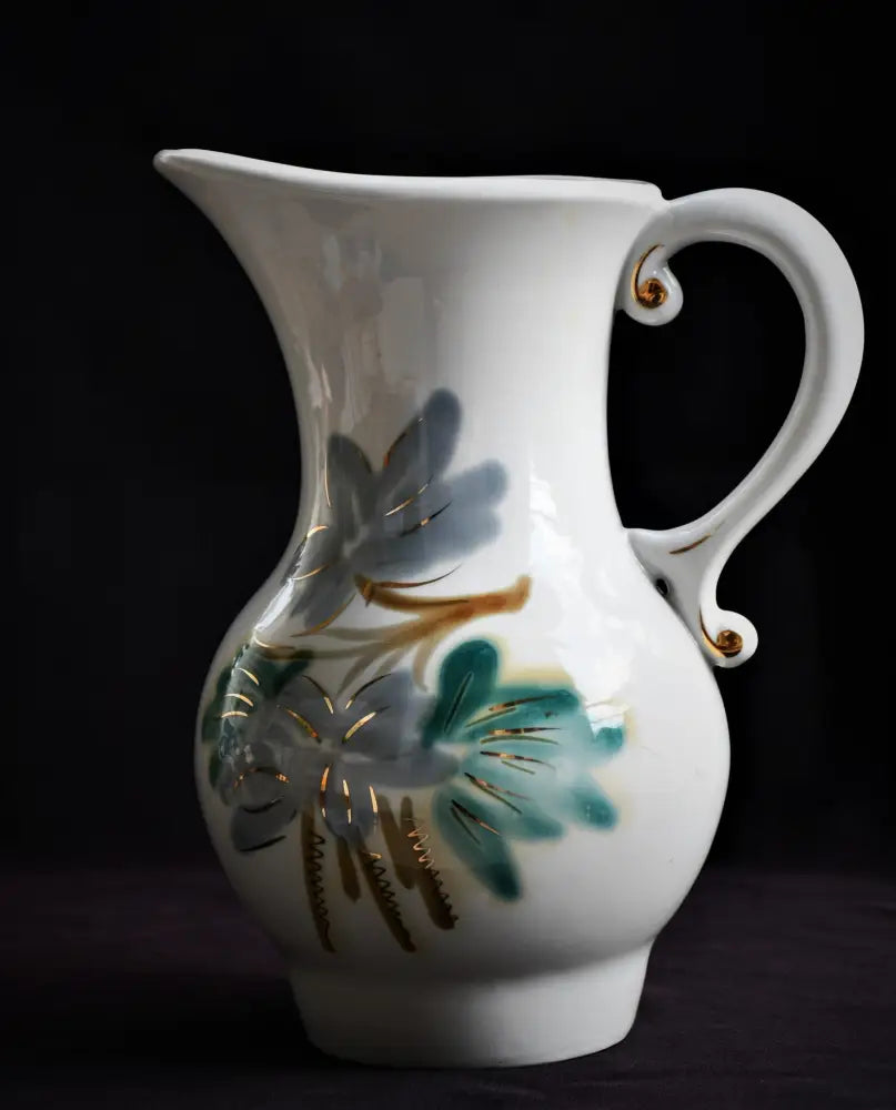 Порцеланова кана СССР ръчно рисувана - antique