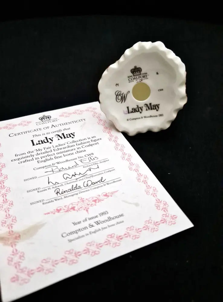 Порцеланова статуетка Coalport - лимитирана колекция Lady May - antique