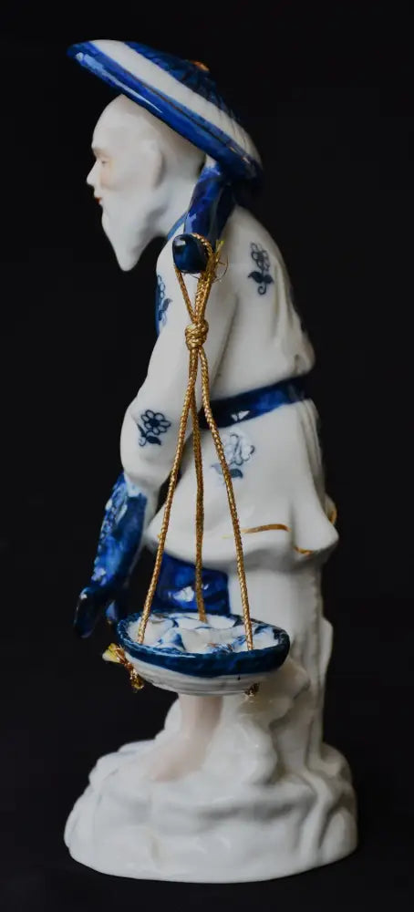 Порцеланова статуетка ’Старият рибар’ - antique