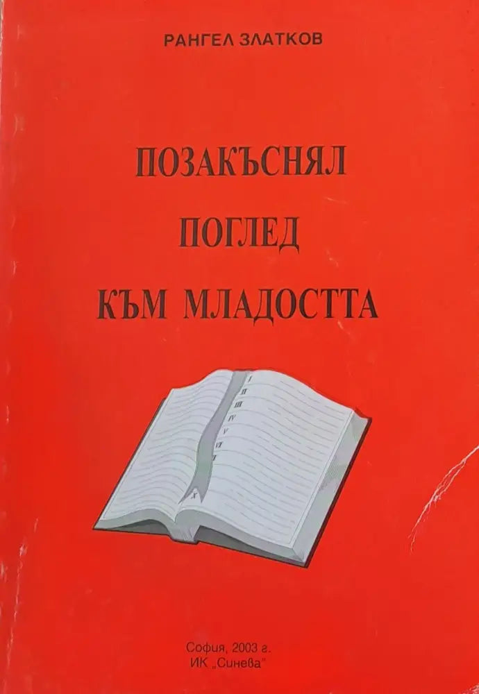 Позакъснял поглед към младостта - Книги