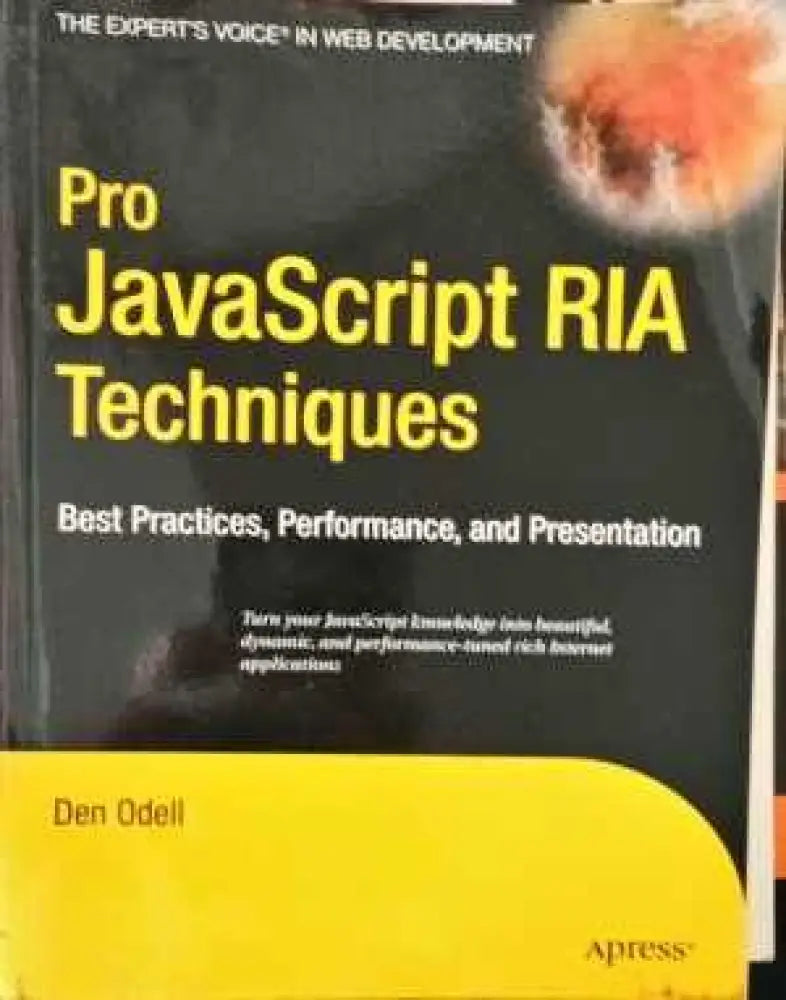 Pro JavaScript RIA Techniques Best Practices Preformance and Presentation - Книги