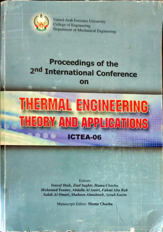 Proceedings of the 2nd International Conference on thermal engineering theory and applications - Книги