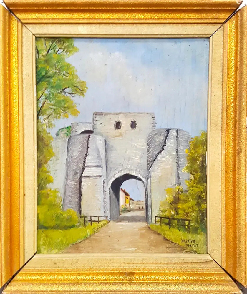 ’Provins’ (La Ville Haute), масло от Genevieve Portat (1080) - Картина