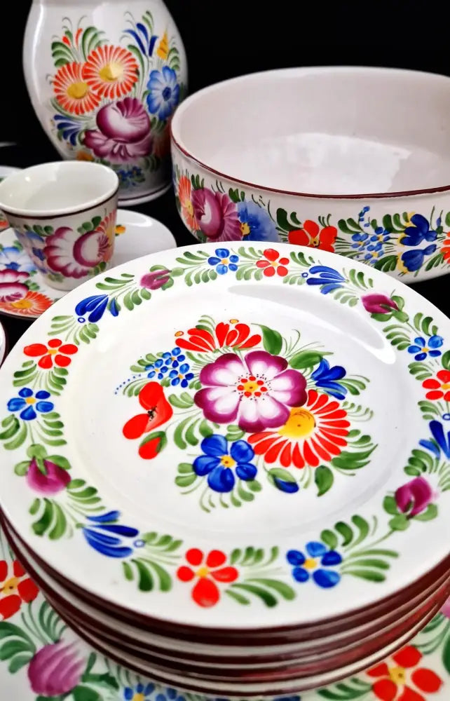 Ръчно рисуван порцеланов сервиз - antique
