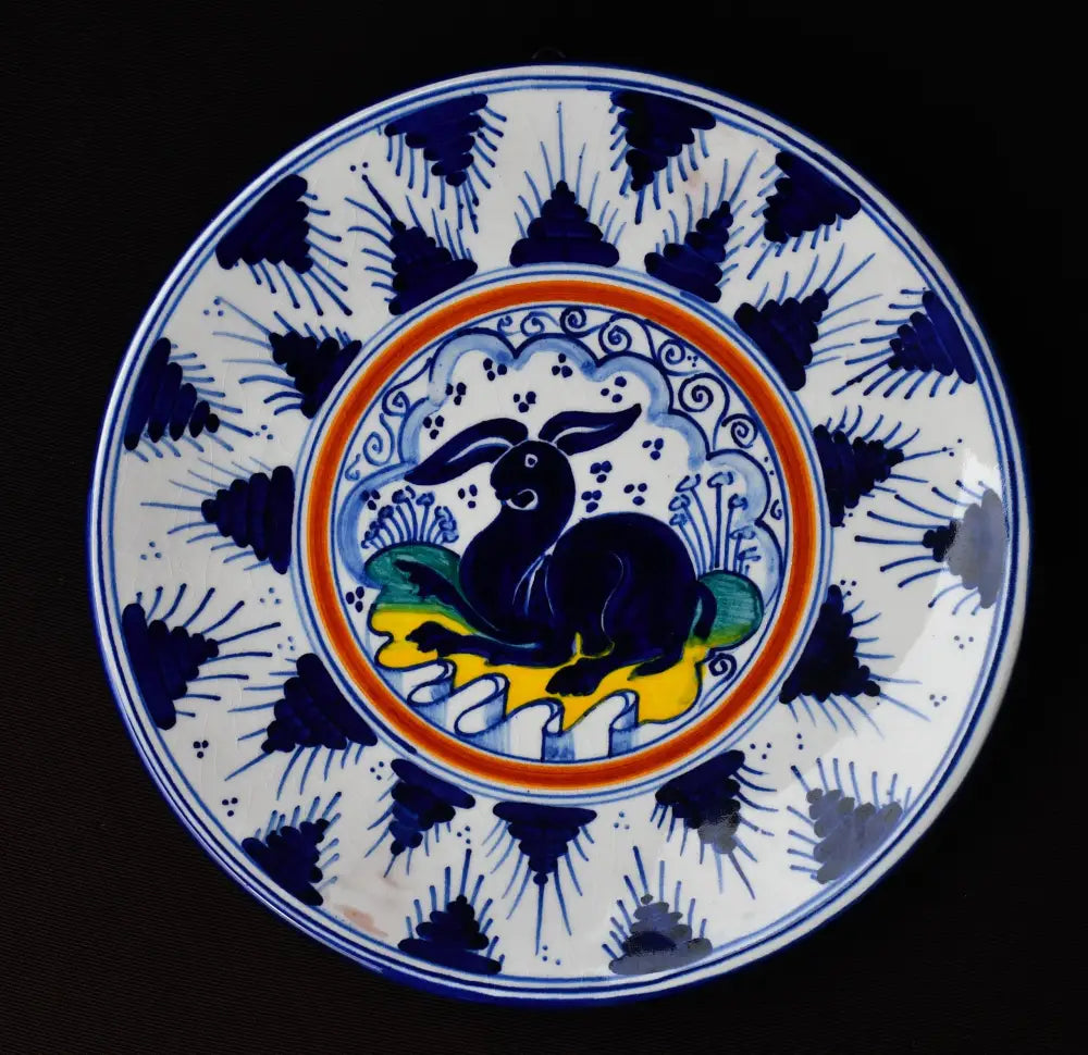 Ръчно рисувана чиния Melandri от Фаенца. Подписана. - antique