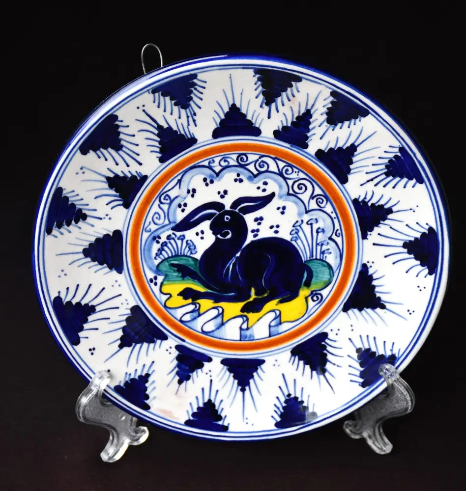 Ръчно рисувана чиния Melandri от Фаенца. Подписана. - antique