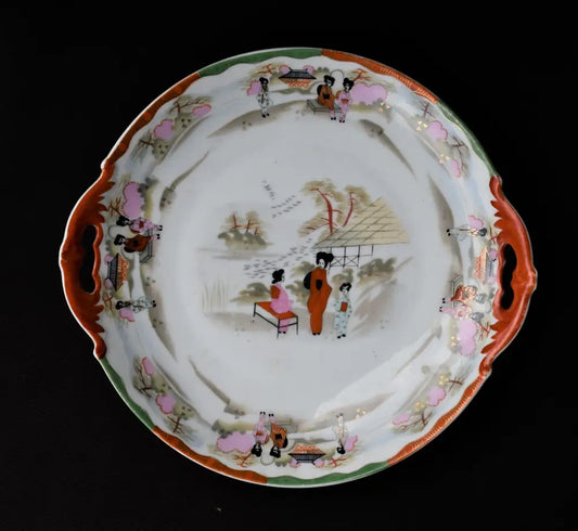 Ръчно рисувана колекционна чиния MZ Altrohlau - antique